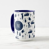 Koffie mok voor een golfer (Voorkant links)