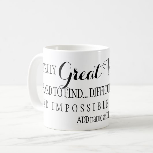 Koffie-Mok voor waardering vrijwilliger Dank u wel Koffiemok (Voorkant links)