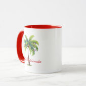 Koffie Mok Vrolijk kerstfeest/Mele Kalikimaka (Voorkant links)