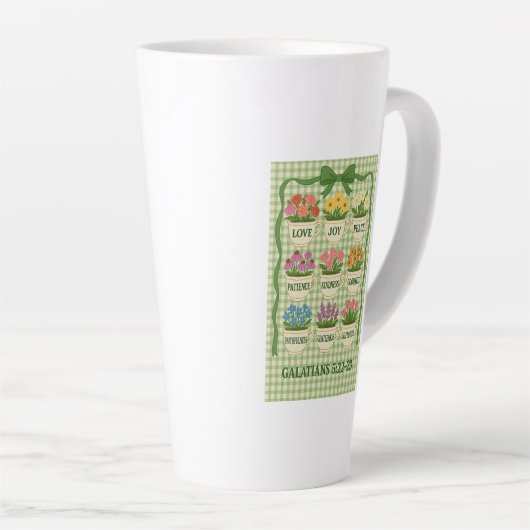 Koffie Mok vrucht van de Spirit Tea Cup met Flower (Rechterhoek)