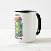 Koffie Mok, warme cacao, monster Mok (Voorkant rechts)