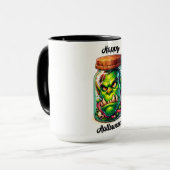 Koffie Mok, warme cacao, monster Mok (Voorkant links)