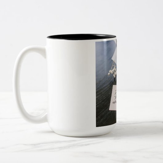 Koffie Mok, warme cacao Tweekleurige Koffiemok (Links)