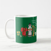 Koffie-Mok: Welsh Emblemen en Citaat Koffiemok (Links)