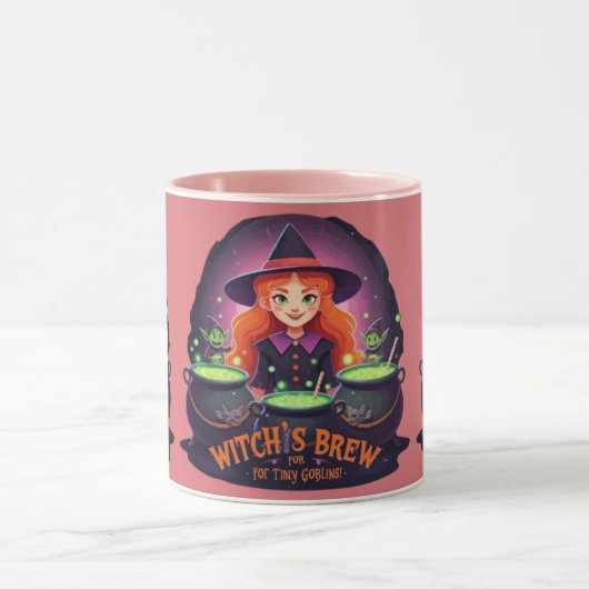 Koffie Mok "Witch's Brew voor Tiny Goblins!" (Midden)