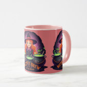 Koffie Mok "Witch's Brew voor Tiny Goblins!" (Voorkant rechts)