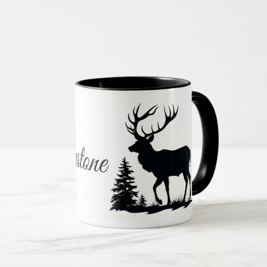 Koffie Mok-Yellowstone Elk Mok (Voorkant rechts)