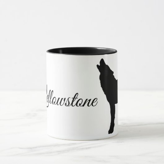 Koffie Mok-Yellowstone Wolf Mok (Midden)
