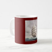 KOFFIE MOK ZEILSCHIP (Voorkant links)