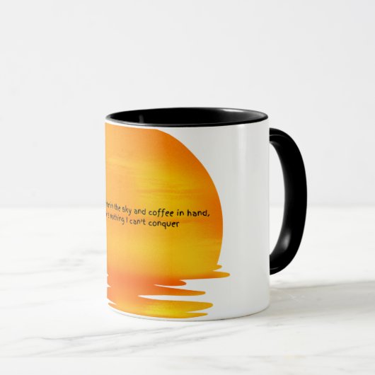 koffie-Mok-zonsopgang Mok (Voorkant rechts)