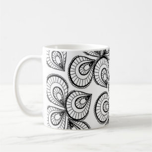 Koffie Mok - Zwart-wit Design Pattern