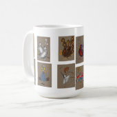 Koffie mokken 12 dagen van Kerstmis (Voorkant links)