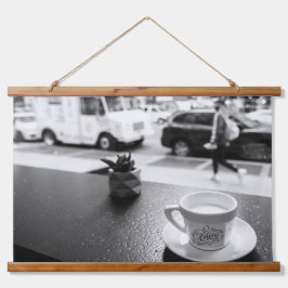 Koffie momenten in NYC Hangend Wandkleed