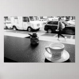 Koffie momenten in NYC Poster