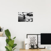 Koffie momenten in NYC Poster (Thuiskantoor)
