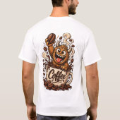 Koffie Monster T-shirt (Achterkant)