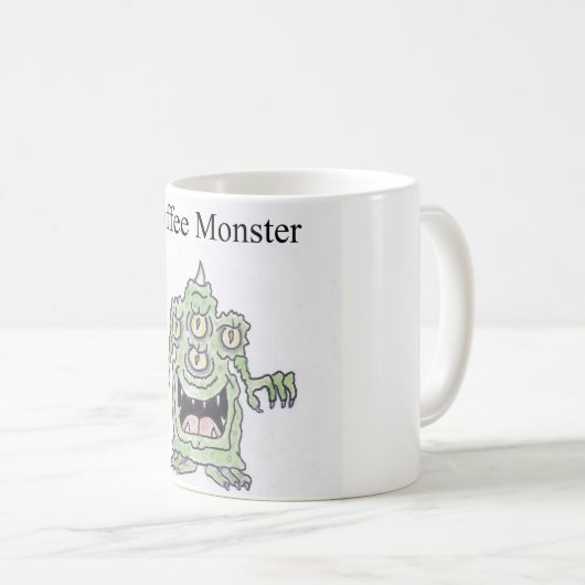 KOFFIE MONSTER VIER OGEN KOFFIEMOK (Voorkant rechts)