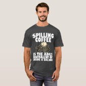 Koffie morsen is net een ballon verliezen4 boy t-shirt (Voorkant volledig)