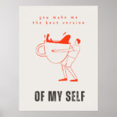 Koffie motivatie poster (Voorkant)