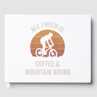 Koffie & mountainbiken  afdaling fiets gastenboek