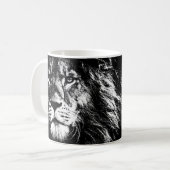 Koffie Mugs Lion wordt geconfronteerd met de Sjabl Koffiemok (Voorkant links)