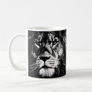 Koffie Mugs Lion wordt geconfronteerd met de Sjabl Koffiemok