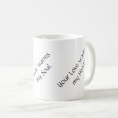 Koffie, muziek en Mok van Liefde (Voorkant rechts)