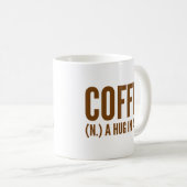 Koffie (N.B.) een watje in een Mok (Voorkant rechts)