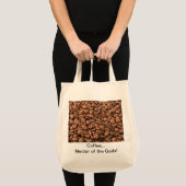 Koffie Nectar van de Goden! Tote Bag (Voorkant (product))