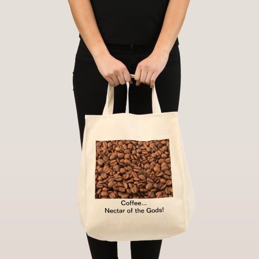 Koffie Nectar van de Goden! Tote Bag (Voorkant (product))