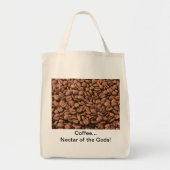 Koffie Nectar van de Goden! Tote Bag (Voorkant)