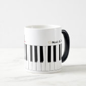 Koffie niet op het toetsenbord van Tea Piano is mu Magische Mok (Voorkant rechts)