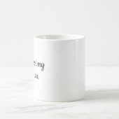 Koffie niet thee koffiemok (Center)