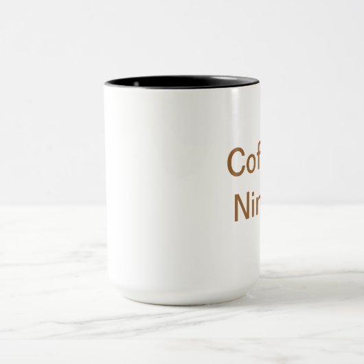 Koffie Ninja. Mok (Midden)