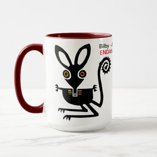 Koffie nippen! - Aussie - BILBY - Conservatie - Mok (Links)
