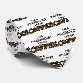 Koffie nodig - apotheker stropdas (Opgerold)