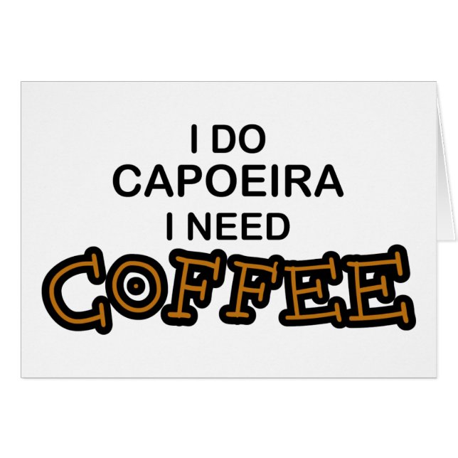 Koffie nodig - Capoeira (Voorkant Horizontaal)