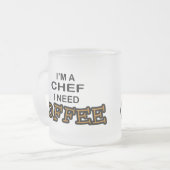 Koffie nodig - Chef Matglas Koffiemok (Voorkant links)