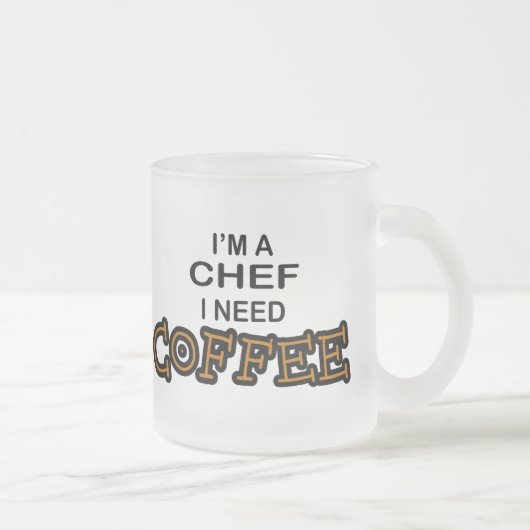Koffie nodig - Chef Matglas Koffiemok (Rechts)