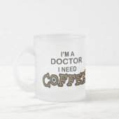 Koffie nodig - dokter matglas koffiemok (Links)