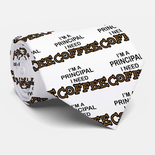 Koffie nodig - hoofdsom stropdas (Opgerold)