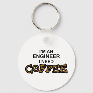Koffie nodig - Ingenieur Sleutelhanger
