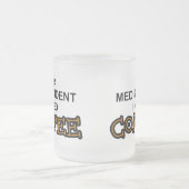 Koffie nodig - Med-student Matglas Koffiemok (Center)