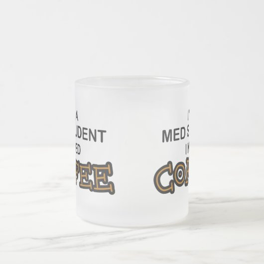 Koffie nodig - Med-student Matglas Koffiemok (Center)