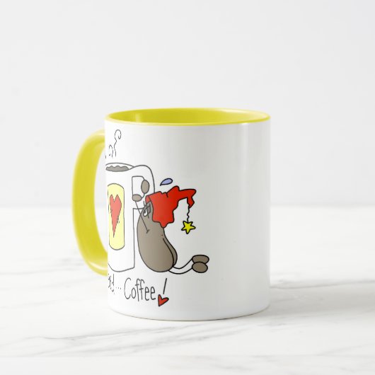 Koffie nodig mok (Voorkant links)