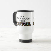 Koffie nodig - Psych Major Reisbeker (Voorkant links)