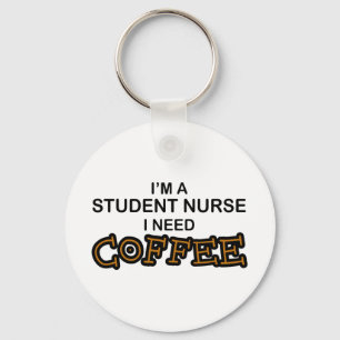 Koffie nodig - Studentenverpleegster Sleutelhanger