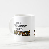 Koffie nodig - Therapist Koffiemok (Voorkant links)