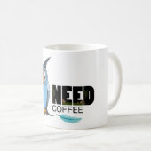 Koffie nodig, uil mok (Voorkant rechts)