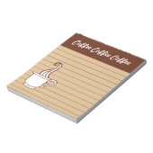 Koffie Notitieblok (Linkerzijde)